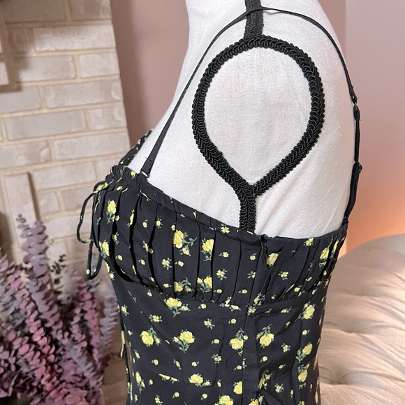 REALISATION PAR Iris Silk Dress - Florence Floral Print - Picture 6 of 15